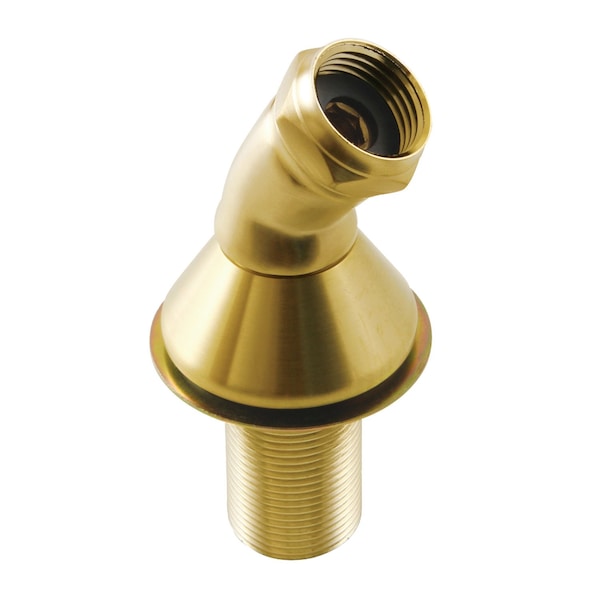Deck Mount Hand Shower Holder for Roman Tub Faucet, Brushed Brass